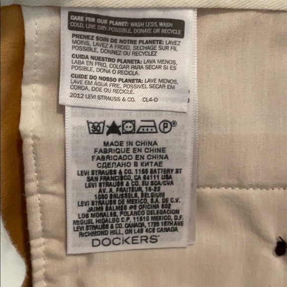 DOCKERS MENS KHAKI SHORTS SIZE 32 100% COTTON🩳 - Picture 4 of 6